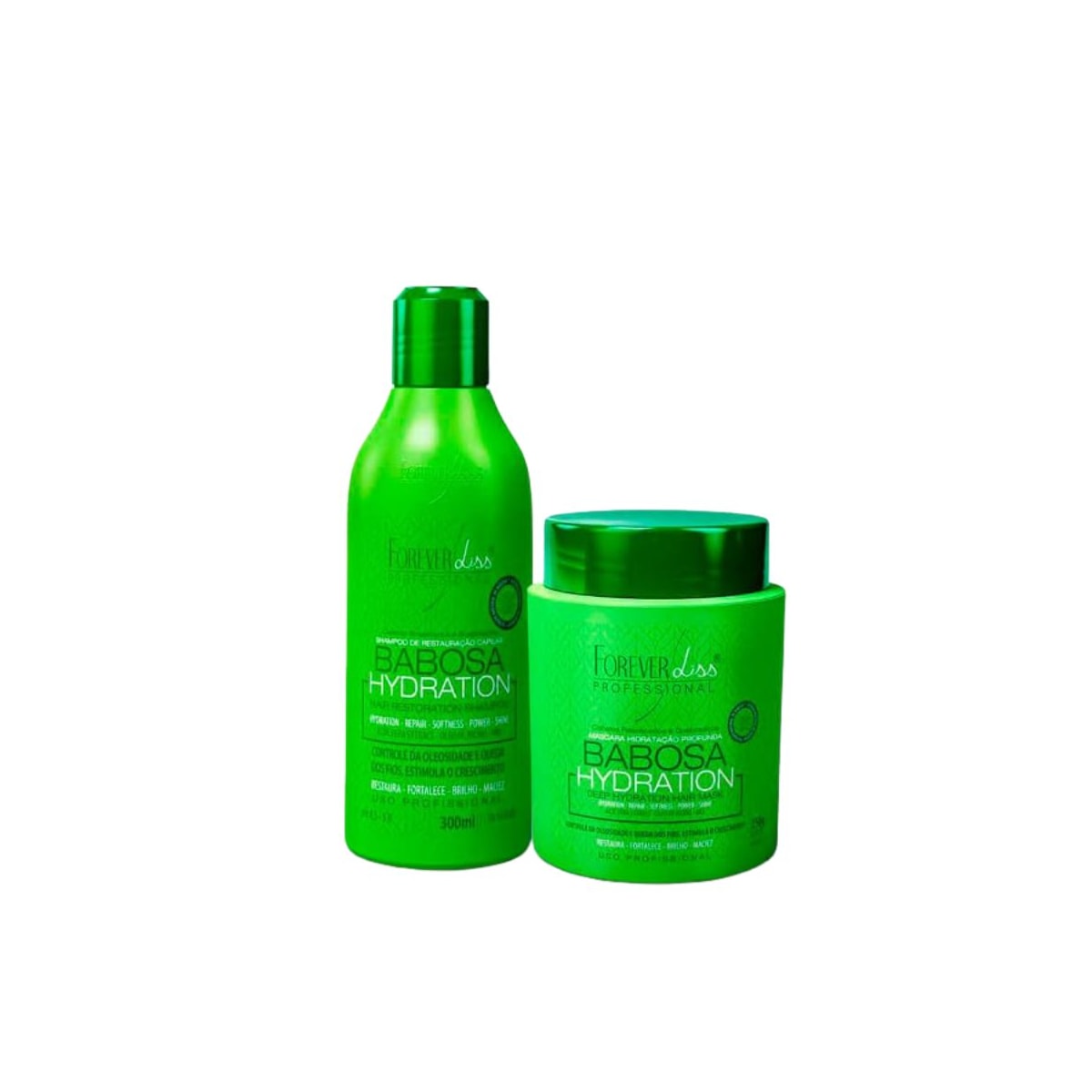 Kit Forever Liss Babosa Shampoo 300 ml + Máscara 250 g Kit Forever Liss Babosa Shampoo 300 ml + Máscara 250 g