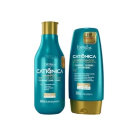 Kit Forever Liss Catiônica Shampoo 300 ml + Condicionador 200 g