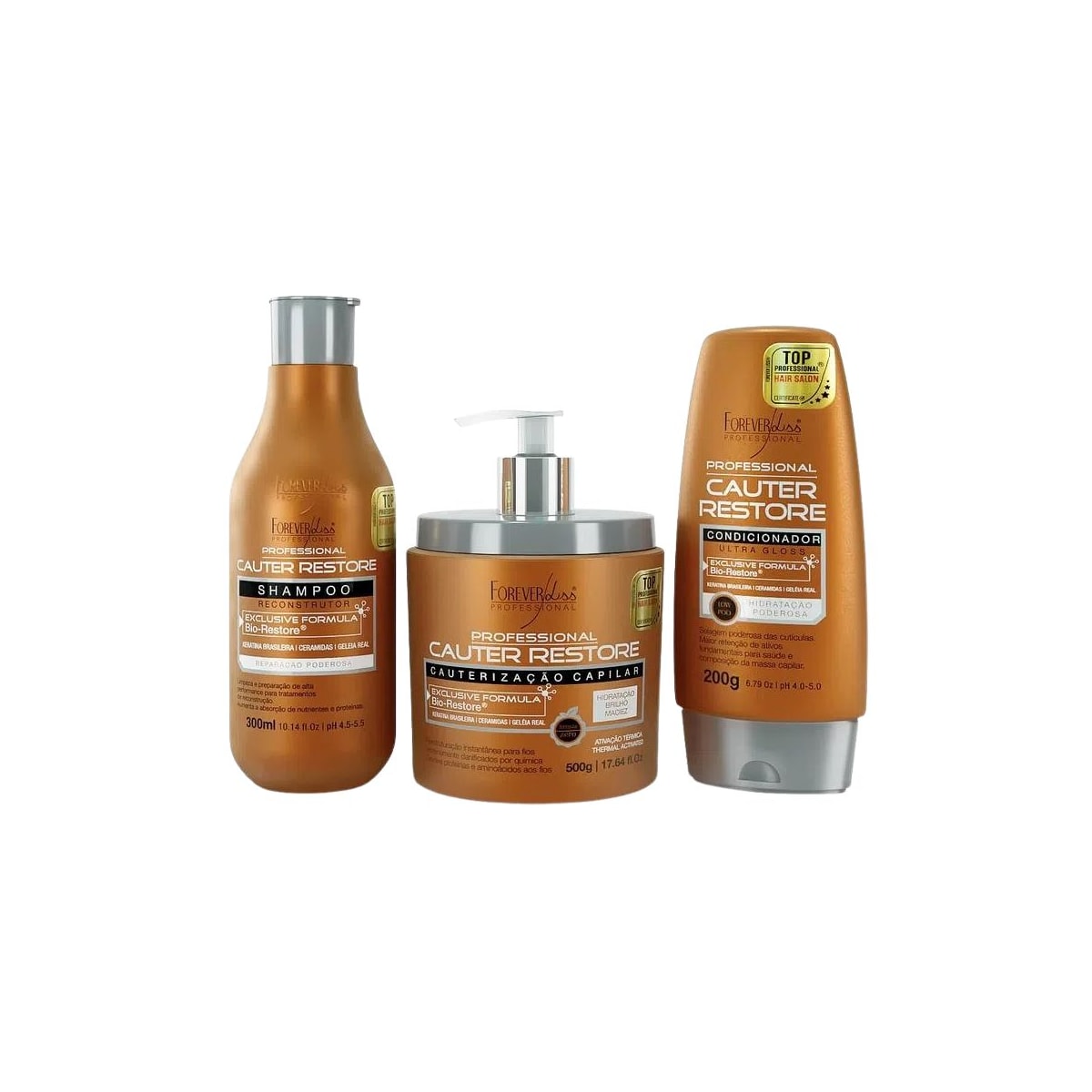 Kit Forever Liss Cauter Restore Completo Kit Forever Liss Cauter Restore Completo