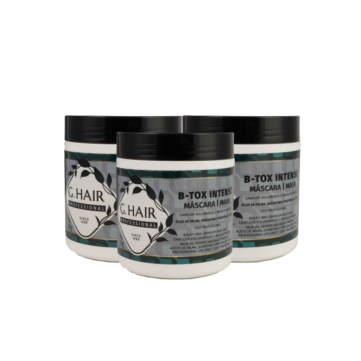 Kit G.Hair BTX Intense 3 Máscara 500 g Kit G.Hair BTX Intense 3 Máscara 500 g