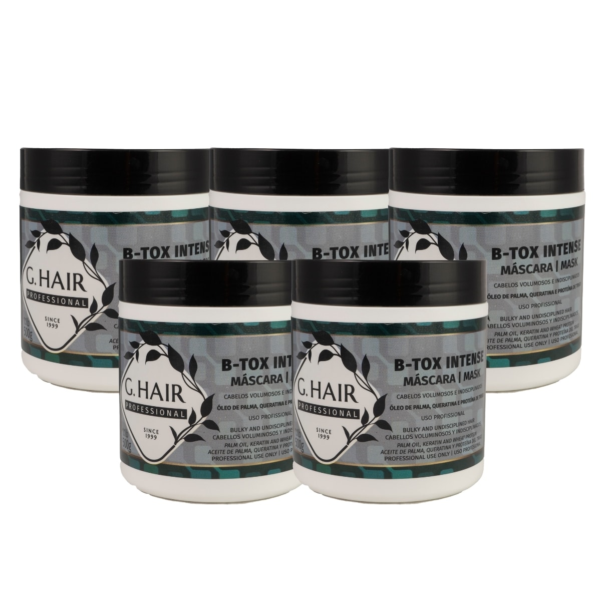 Kit G.Hair BTX Intense 5 Máscara 500 g