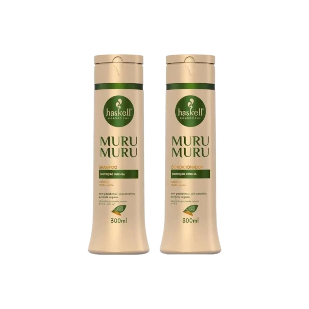 Kit Haskell Muru Muru Shampoo e Condicionador 300ml Kit Haskell Muru Muru Shampoo e Condicionador 300ml