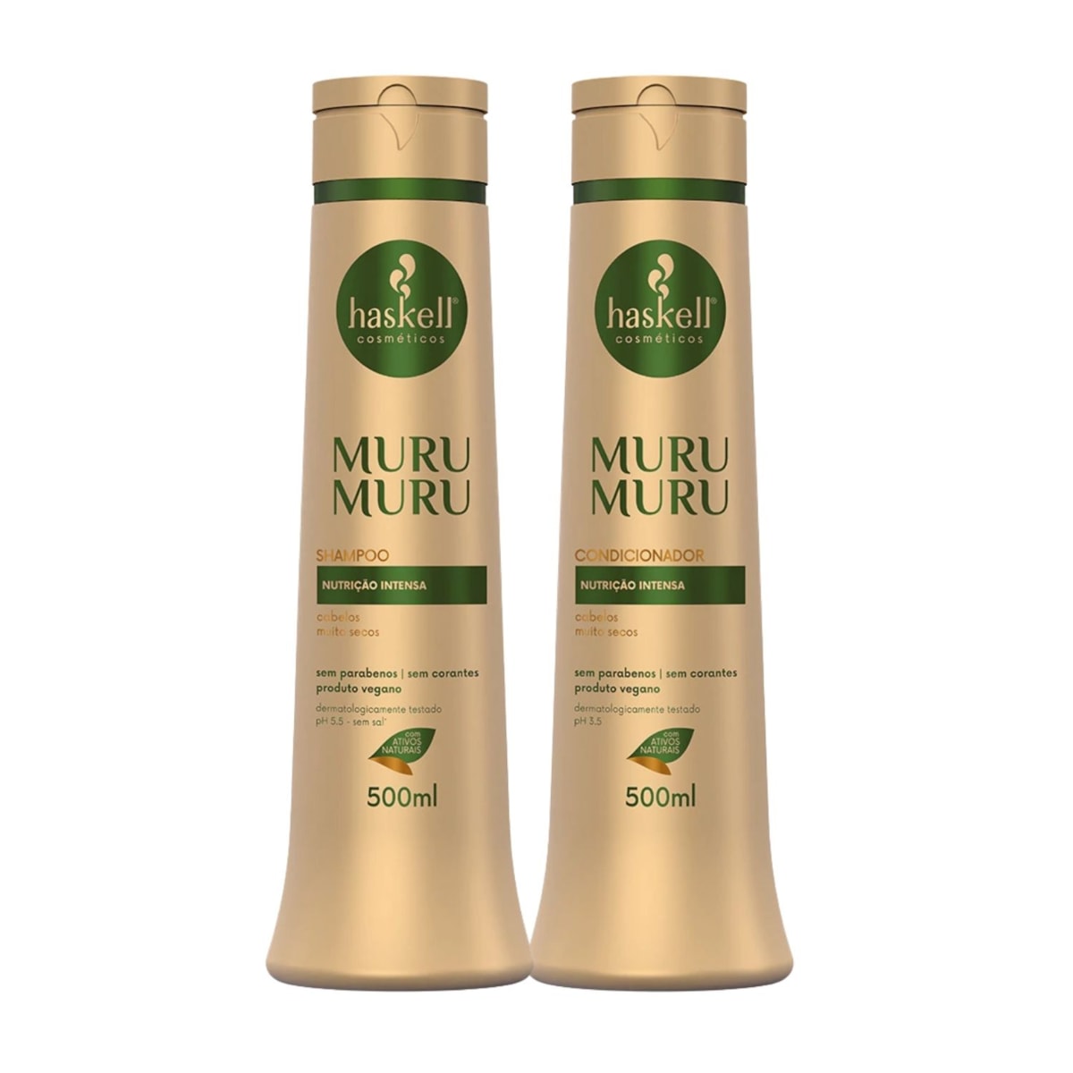 Kit Haskell Muru Muru Shampoo e Condicionador 500ml Kit Haskell Muru Muru Shampoo e Condicionador 500ml