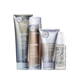 Kit Joico Blonde Life Brilliant Glow Smart Release Shampoo + Condicionador + Máscara + Oleo
