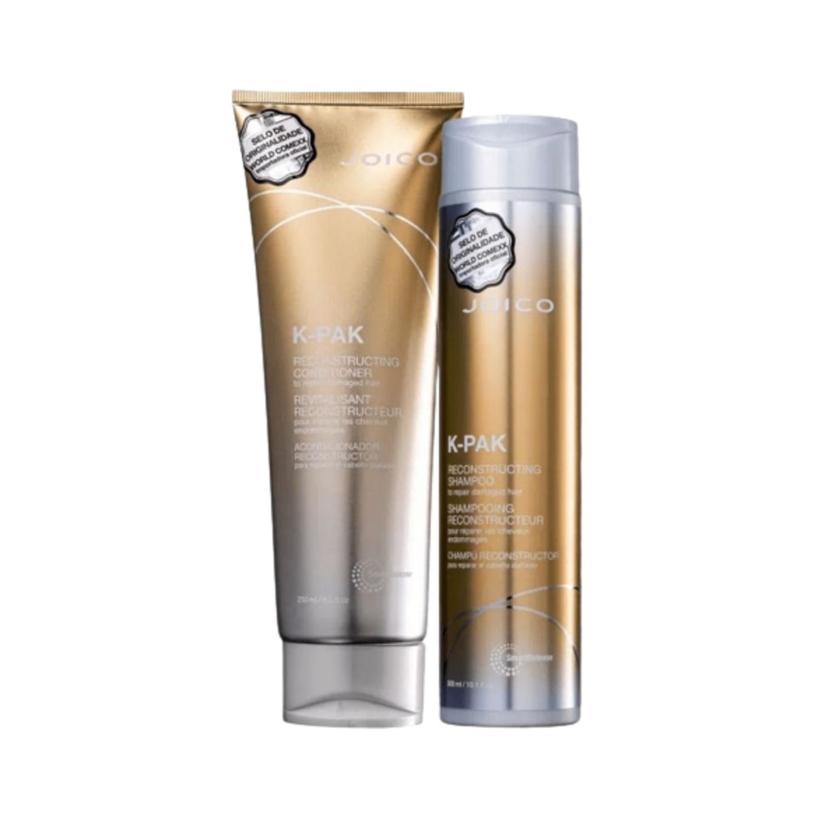 Kit Joico K-PAK Tratamento Shampoo 300 ml + Condicionador 250 ml