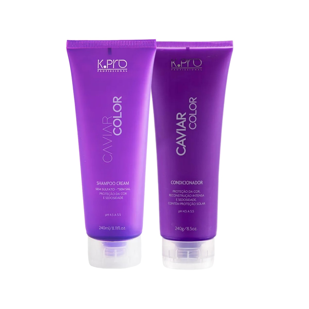 Kit K.Pro Caviar Color Shampoo + Condicionador 240 g