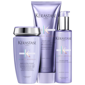 Kit Kérastase Blond Absolu Ultra Violet Shampoo 250 ml + Condicionador 250 ml + Leave-in 150 ml