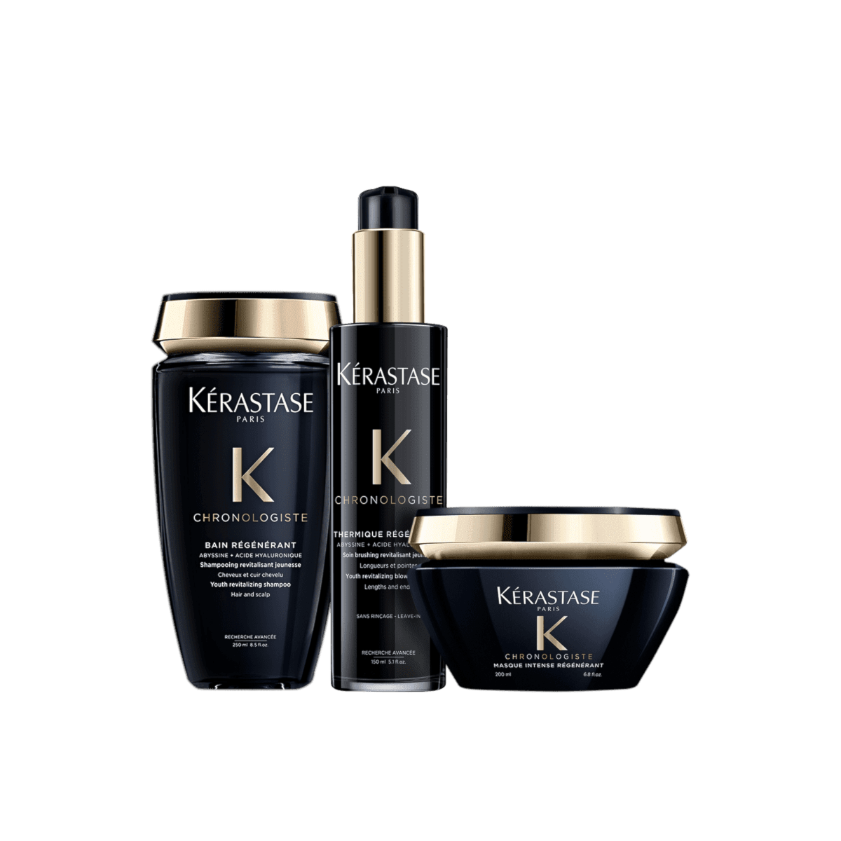 Kit Kérastase Chronologiste Régénérant (Shampoo + Máscara + Leave-in) Kit Kérastase Chronologiste Régénérant (Shampoo + Máscara + Leave-in)