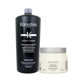 Kit Kerastase Densifique Densité Homme Shampoo 1 Litro + Máscara Densité 500 g