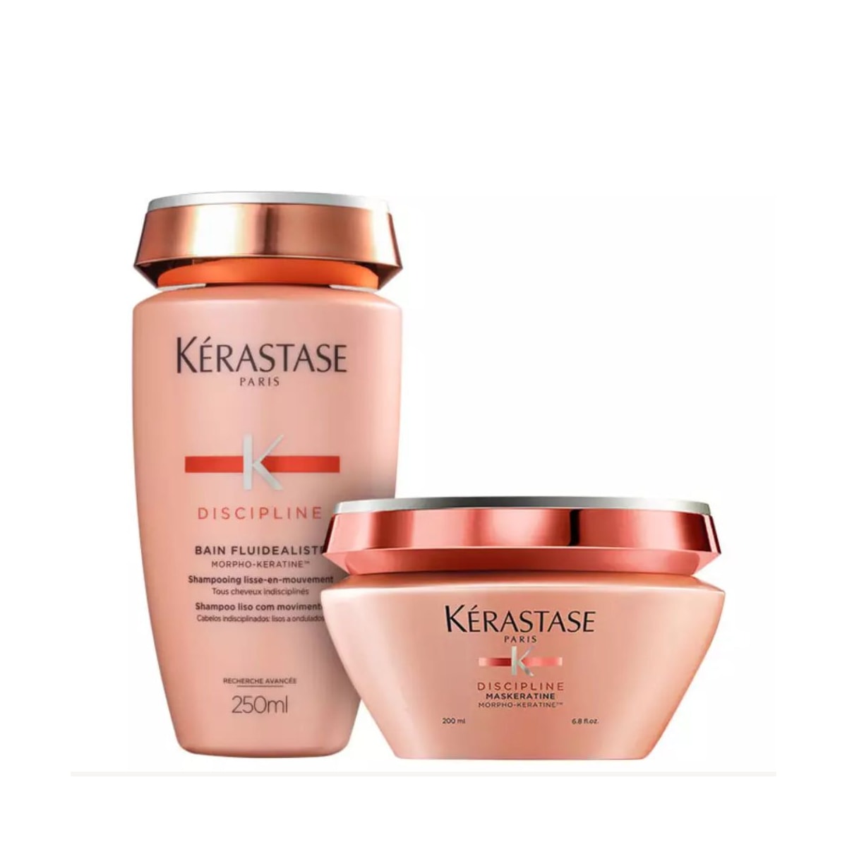 Kit Kérastase Discipline Fluidealiste Shampoo 250 ml + Máscara 200 ml