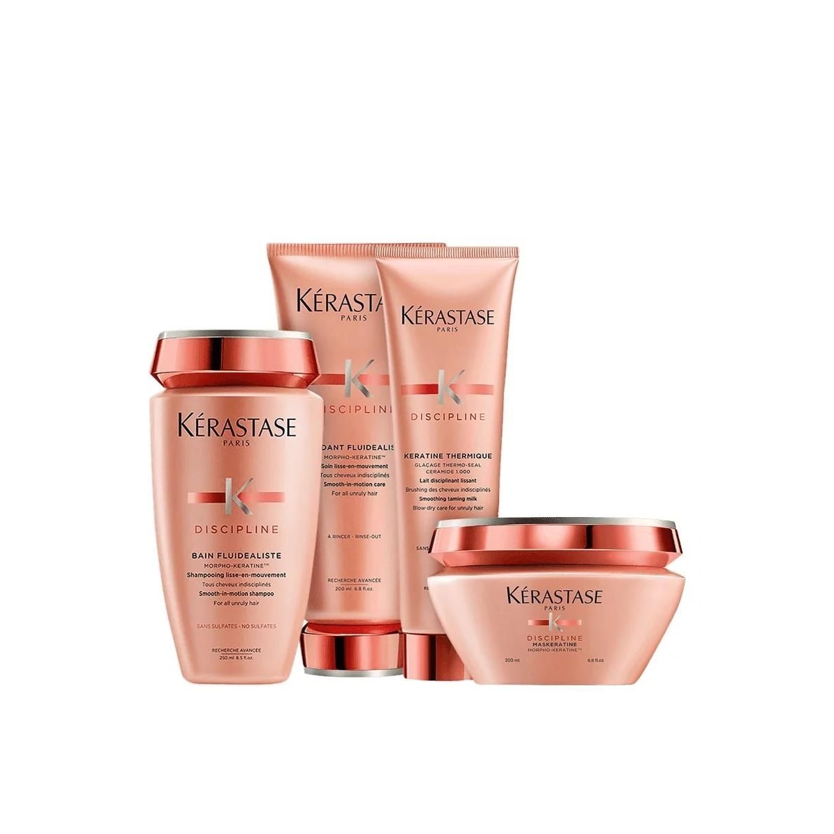 Kit Kérastase Discipline Fluidissime Keratine Shampoo + Condicionador + Máscara +Thermique Kit Kérastase Discipline Fluidissime Keratine Shampoo + Condicionador + Máscara +Thermique