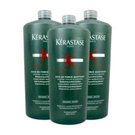 Kit Kérastase Genesis Homme Bain Force 3 Shampoo 1 Litro