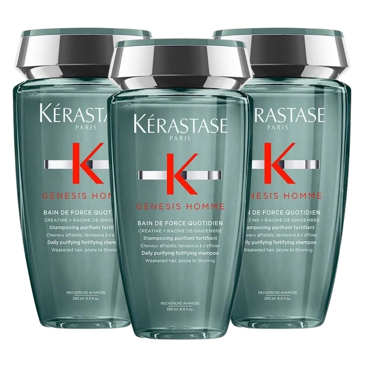 Kit Kérastase Genesis Homme Bain Force 3 Shampoo 250 ml