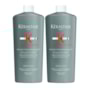 Kit Kérastase Genesis Homme Bain Masse 2 Shampoo 1 Litro