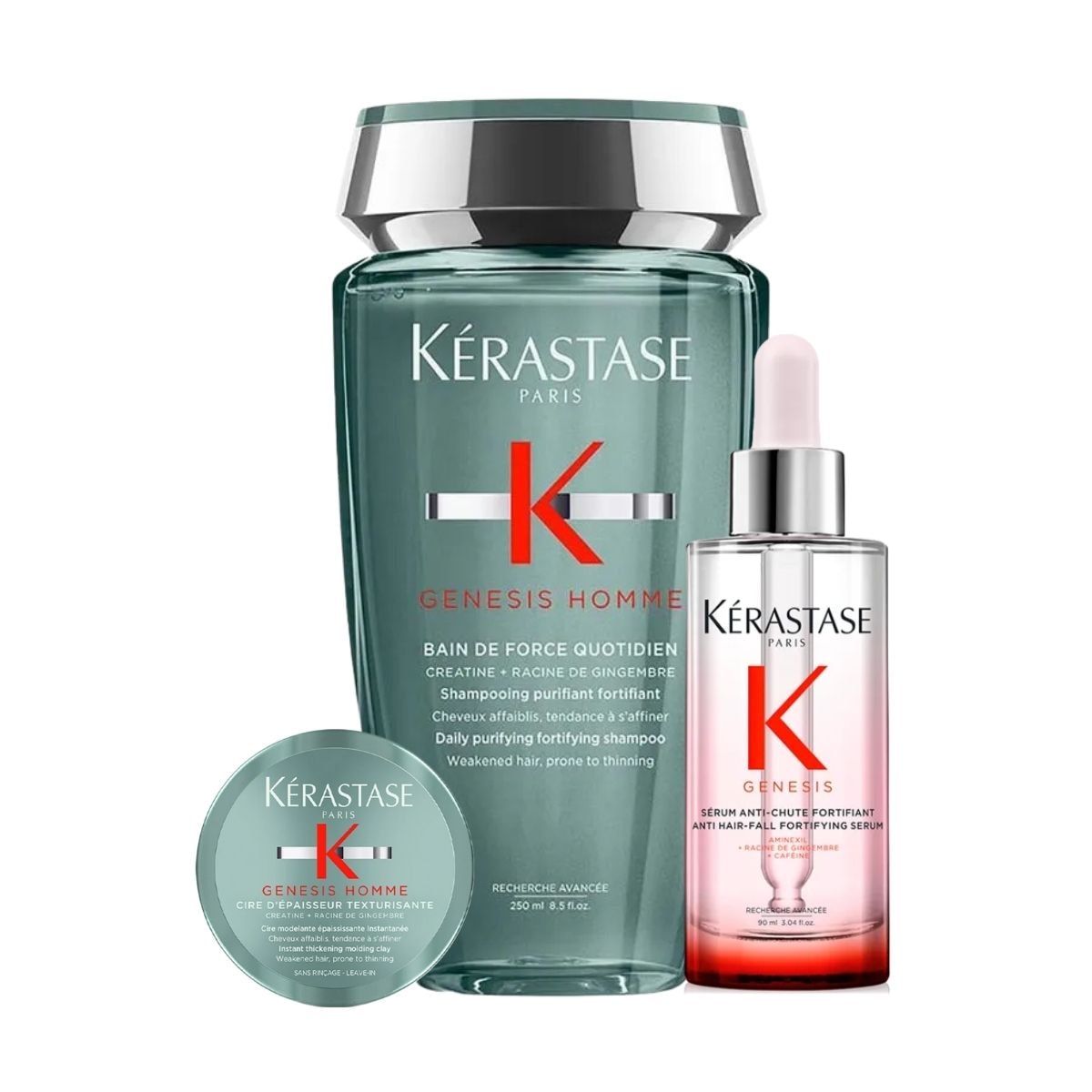 Kit Kérastase Genesis Homme Fortificante (3 Produtos)