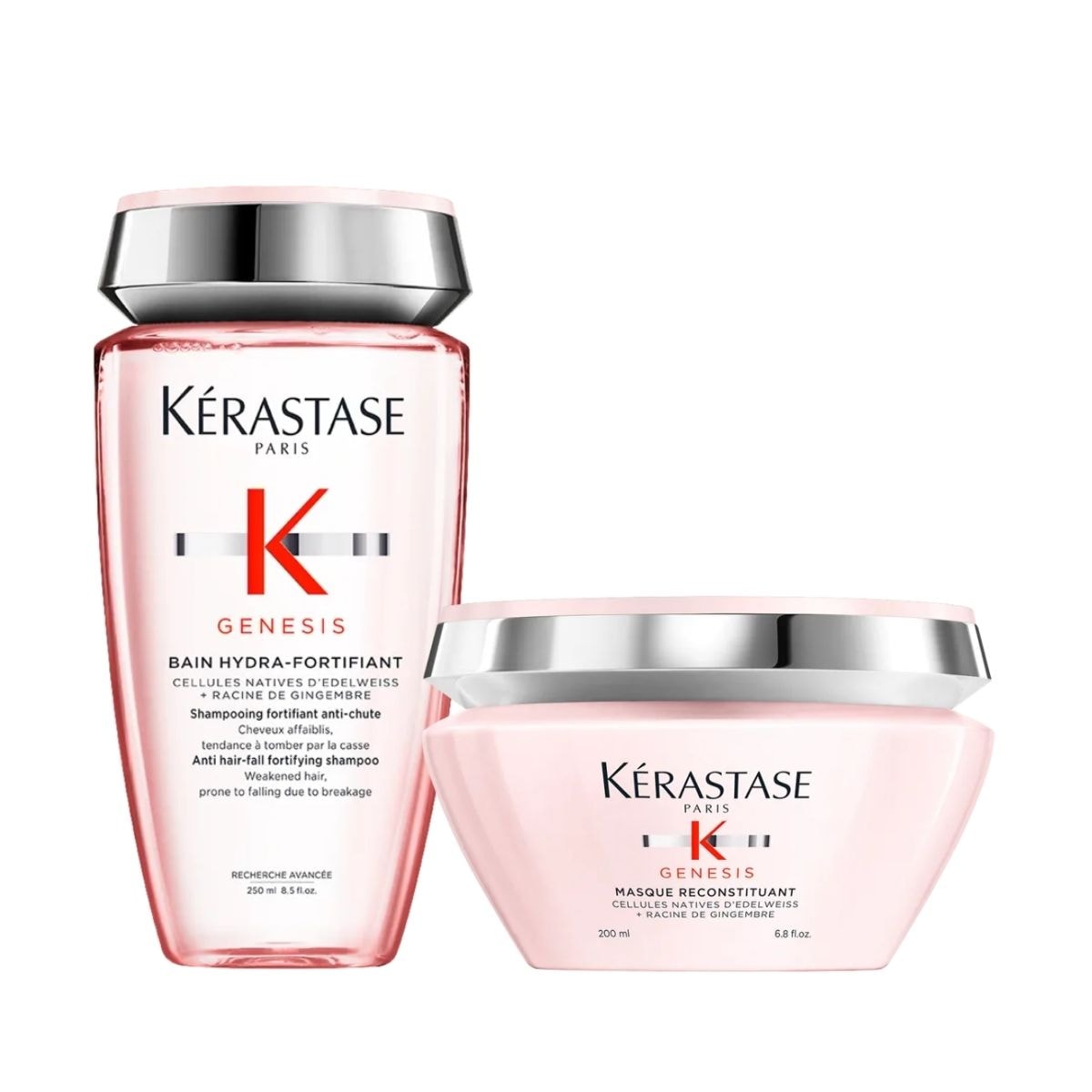 Kit Kérastase Genesis Shampoo 250 ml e Máscara 200 ml Kit Kérastase Genesis Shampoo 250 ml e Máscara 200 ml