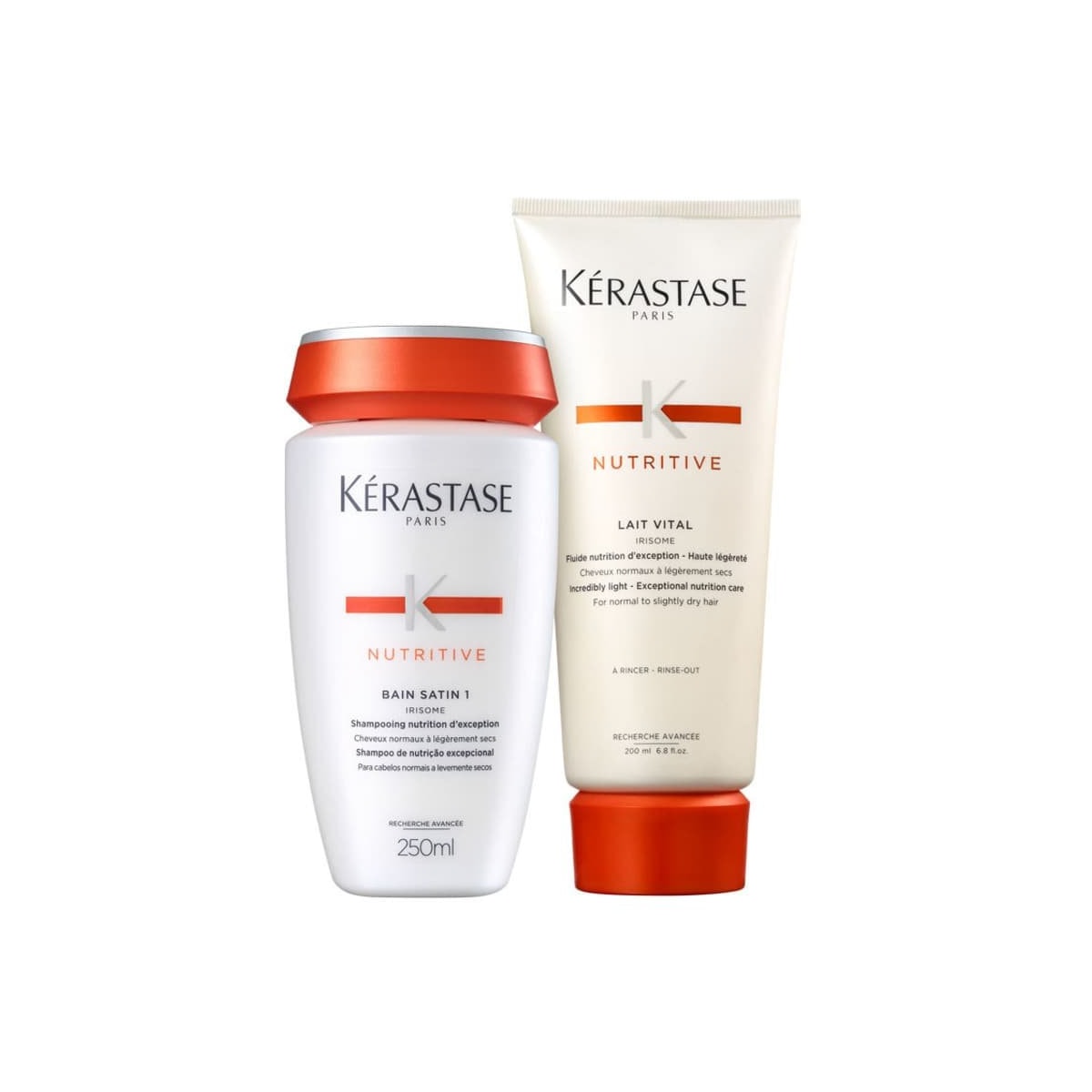 Kit Kérastase Nutritive Satin 1 Shampoo 250 ml + Lait Vital 200 ml Kit Kérastase Nutritive Satin 1 Shampoo 250 ml + Lait Vital 200 ml