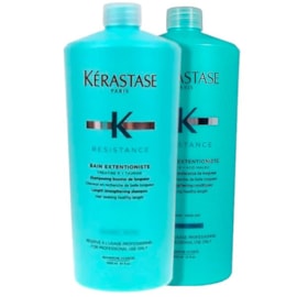 Kit Kérastase Résistance Extentioniste Shampoo 1 Litro + Condicionador 1 Litro