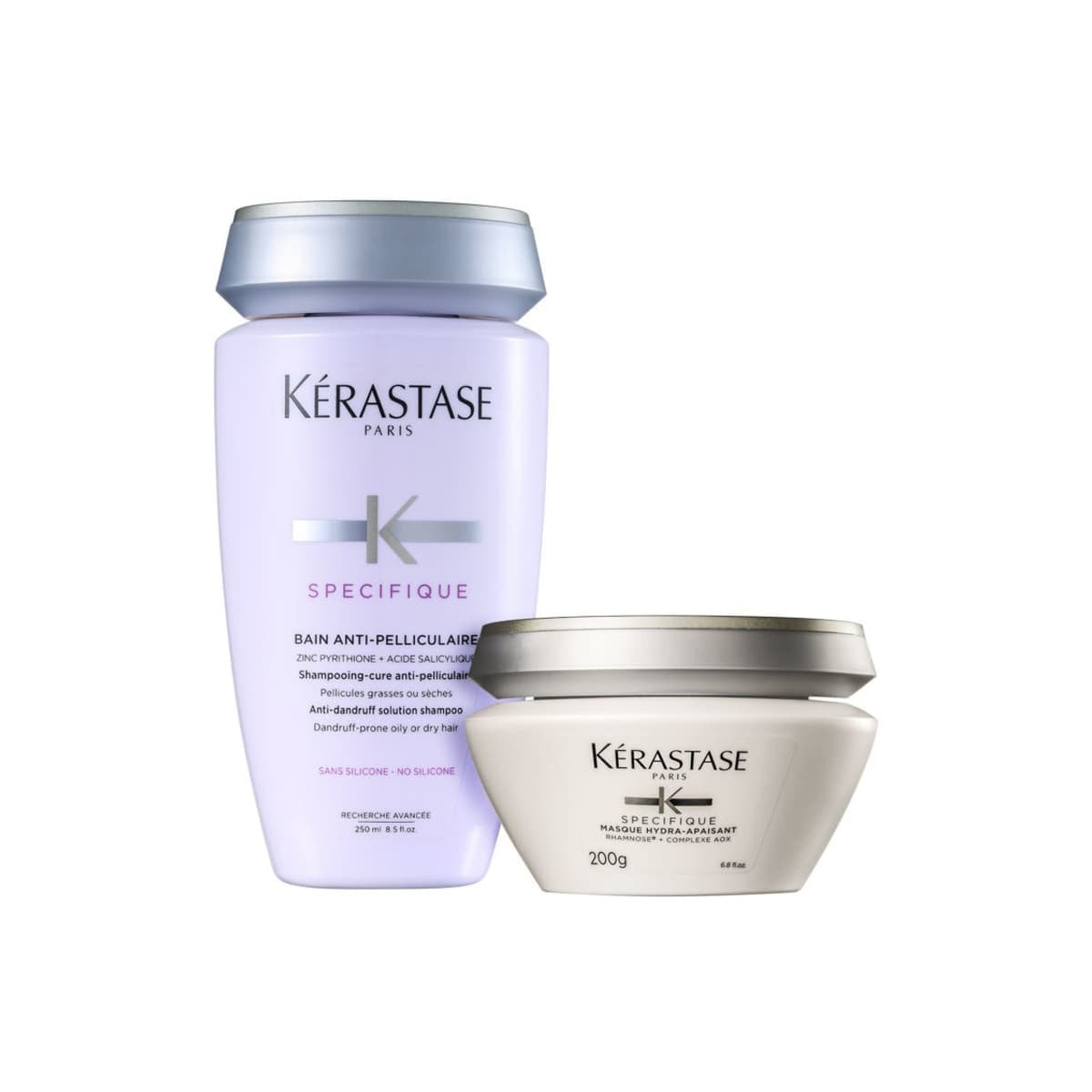 Kit Kérastase Spécifique Antipelliculaire Shampoo 250 ml + Máscara Hydra 200 g Kit Kérastase Spécifique Antipelliculaire Shampoo 250 ml + Máscara Hydra 200 g