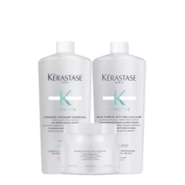 Kit Kérastase Symbiose Purificante Salão (3 Produtos)