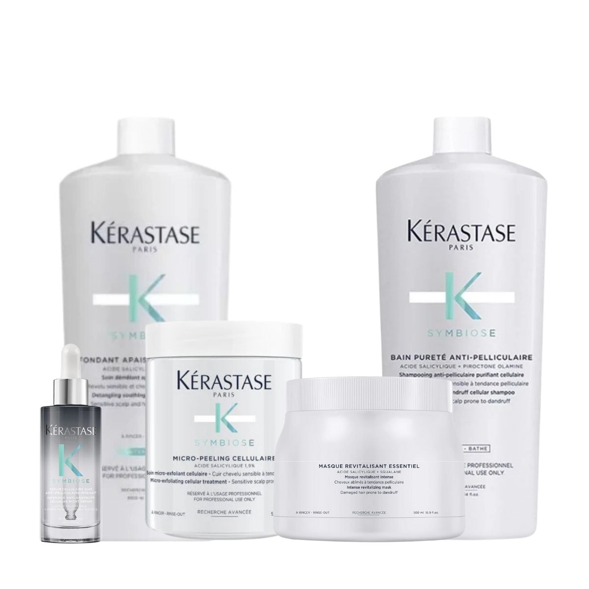 Kit Kérastase Symbiose Purificante Salão (5 Produtos)