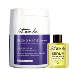 Kit Let Me Be Blond Matiz 1 Kg + Ampola Let Me Be