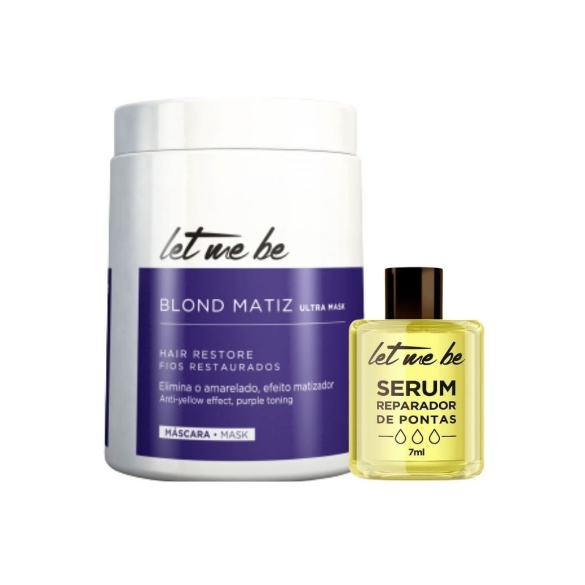 Kit Let Me Be Blond Matiz 1 Kg + Ampola Let Me Be Kit Let Me Be Blond Matiz 1 Kg + Ampola Let Me Be