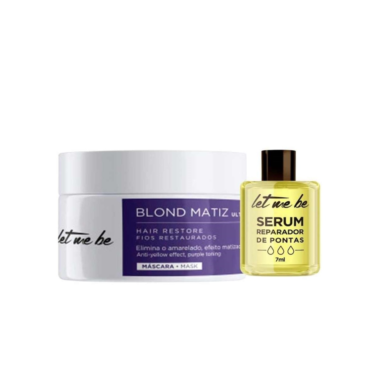 Kit Let Me Be Blond Matiz 250 g + Ampola Let Me Be