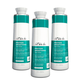 Kit Let Me Be Smoothing Treatment Escova Progressiva 3 x 1 Litro