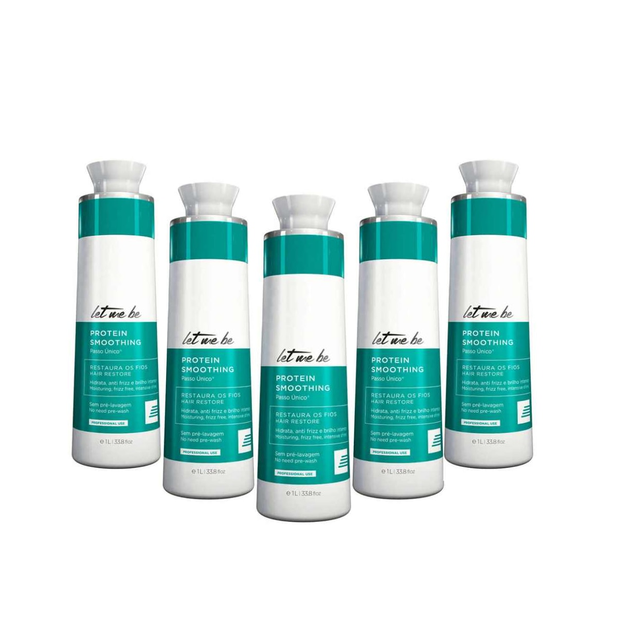 Kit Let Me Be Smoothing Treatment Escova Progressiva 5 x 1 Litro Kit Let Me Be Smoothing Treatment Escova Progressiva 5 x 1 Litro