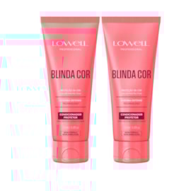 Kit Lowell Blinda Cor 2 Condicionador Protetor 200 ml