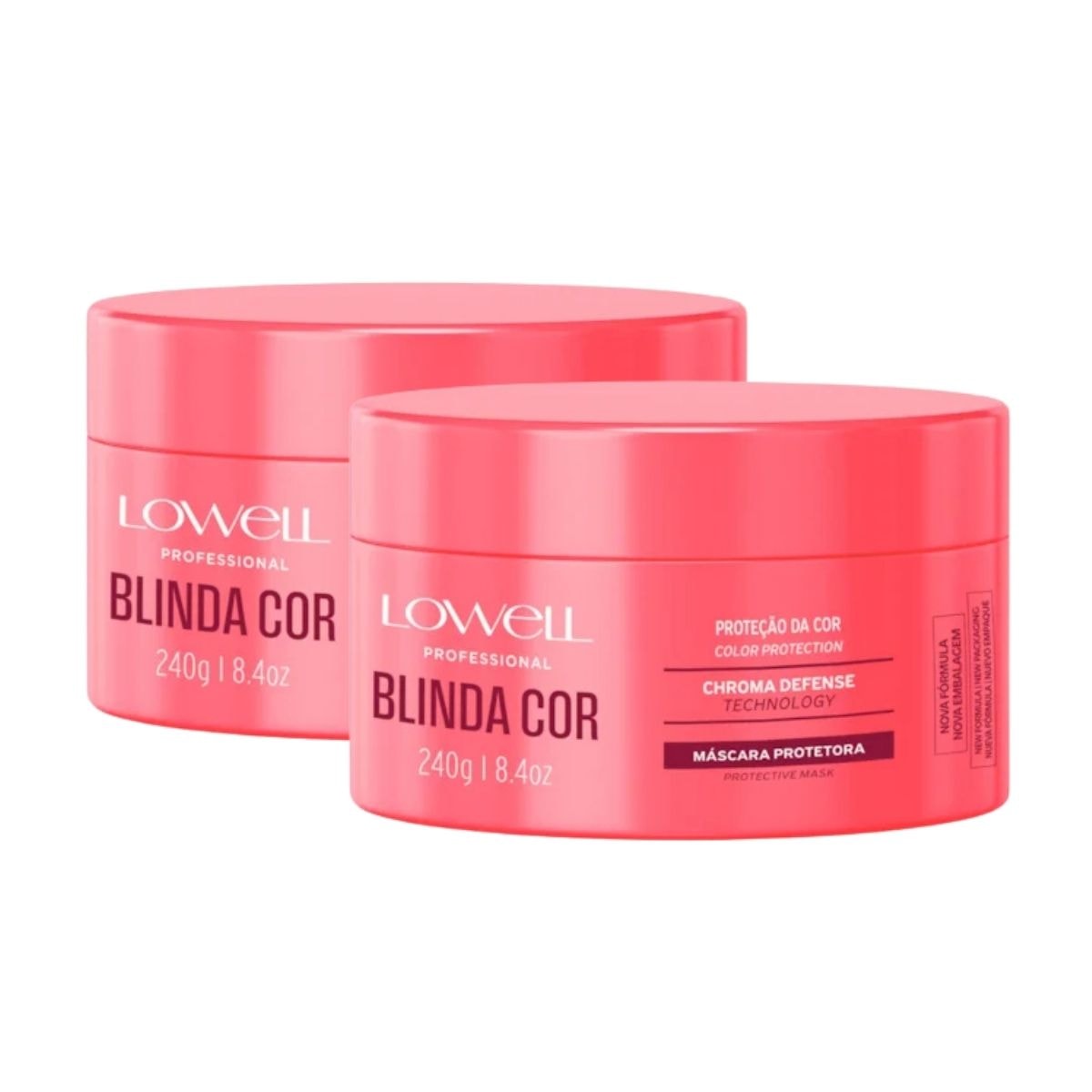 Kit Lowell Blinda Cor 2 Máscara Protetora 240 g Kit Lowell Blinda Cor 2 Máscara Protetora 240 g
