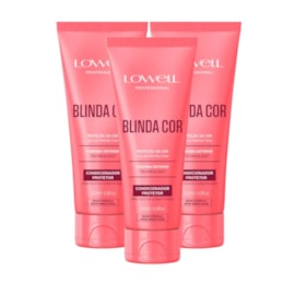 Kit Lowell Blinda Cor 3 Condicionador Protetor 200 ml