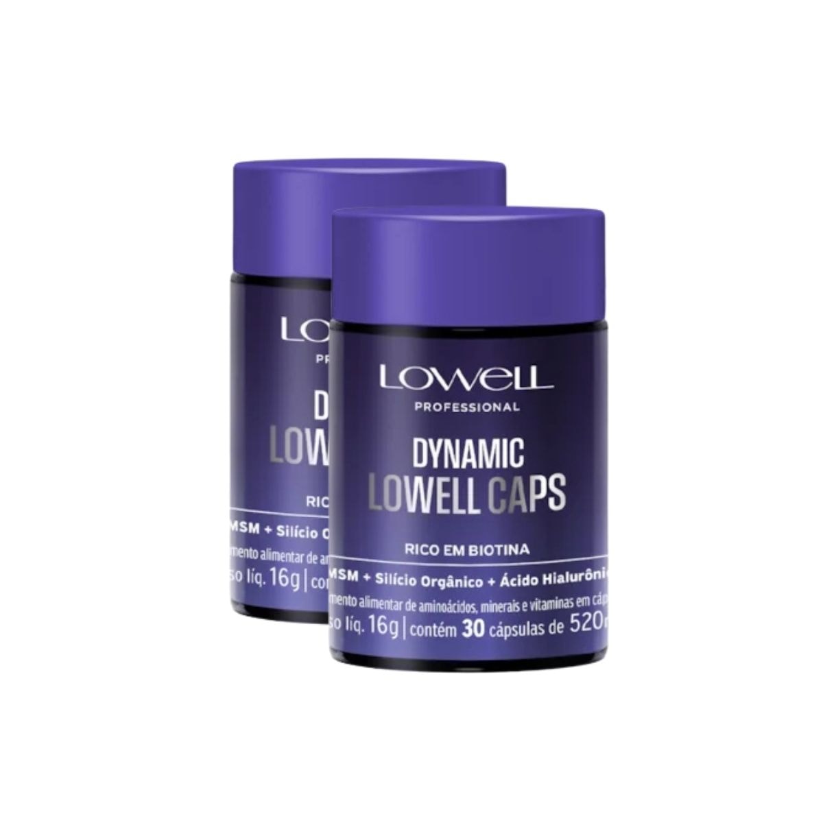 Kit Lowell Dynamic 2 Suplemento 30 Cápsulas