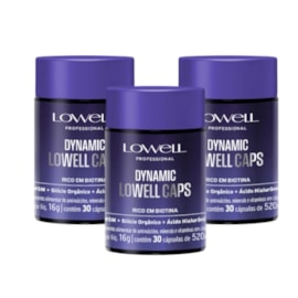 Kit Lowell Dynamic 3 Suplemento 30 Cápsulas