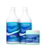 Kit Lowell Extrato de Mirtilo Shampoo 1 Litro + Condicionador 1 Litro + Máscara 450 g