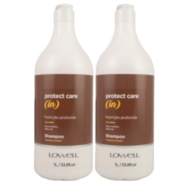 Kit Lowell Protect Care (in) Nutrição 2 Shampoo 1 Litro