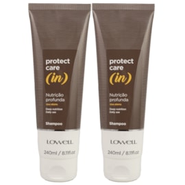 Kit Lowell Protect Care (in) Nutrição 2 Shampoo 240 ml