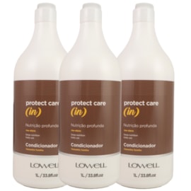 Kit Lowell Protect Care (in) Nutrição 3 Condicionador 1 Litro