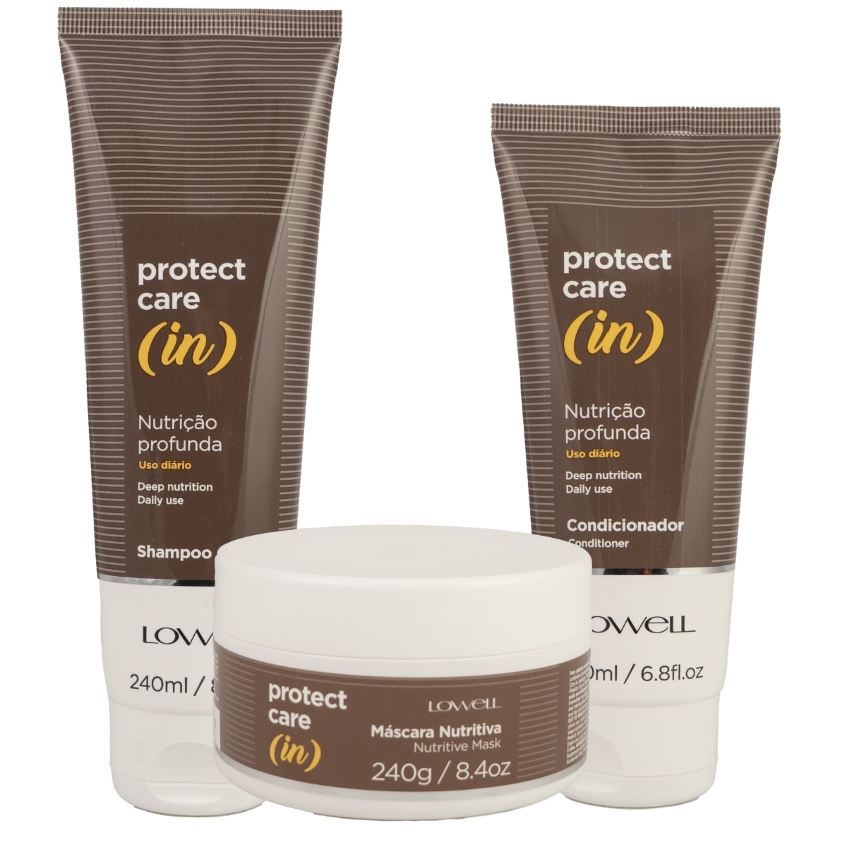 Kit Lowell Protect Care (in) Nutrição Home Care (3 Produtos)