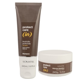 Kit Lowell Protect Care (in) Nutrição Shampoo e Máscara 240 g