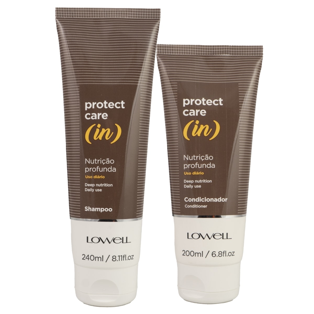 Kit Lowell Protect Care (in) Shampoo e Condicionador 200 ml Kit Lowell Protect Care (in) Shampoo e Condicionador 200 ml