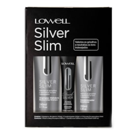 Kit Lowell Silver Slim Dark Shampoo + Condicionador + Máscara
