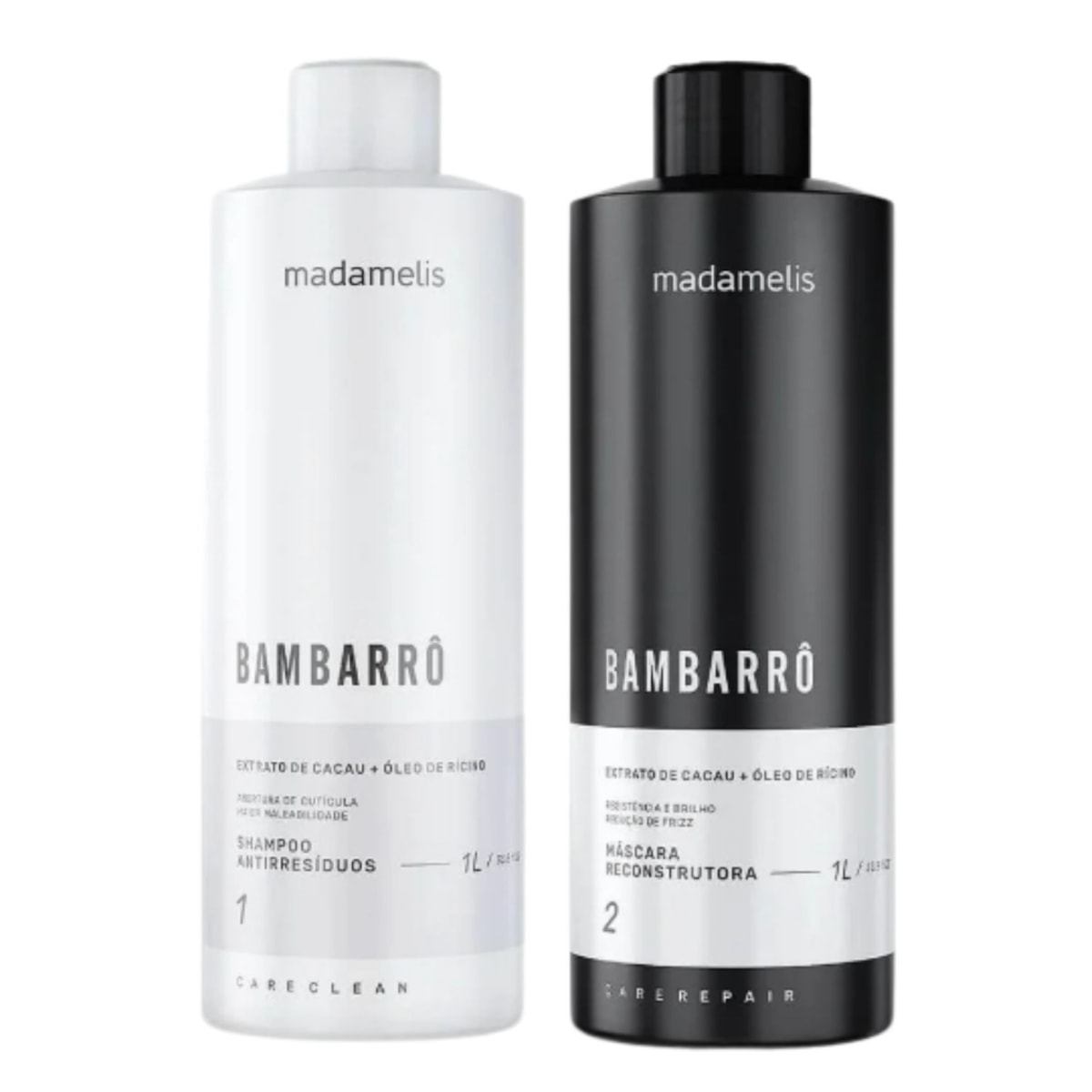Kit Madamelis Bambarro Escova Progressiva (2 x 1 Litro) Kit Madamelis Bambarro Escova Progressiva (2 x 1 Litro)