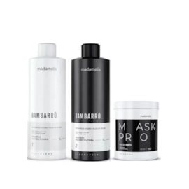Kit Madamelis Bambarro Escova Progressiva Duo + Máscara Pro Mask Control