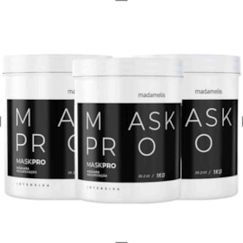 Kit Madamelis Pro Mask Control Máscara Capilar (3 x 1 Kg)
