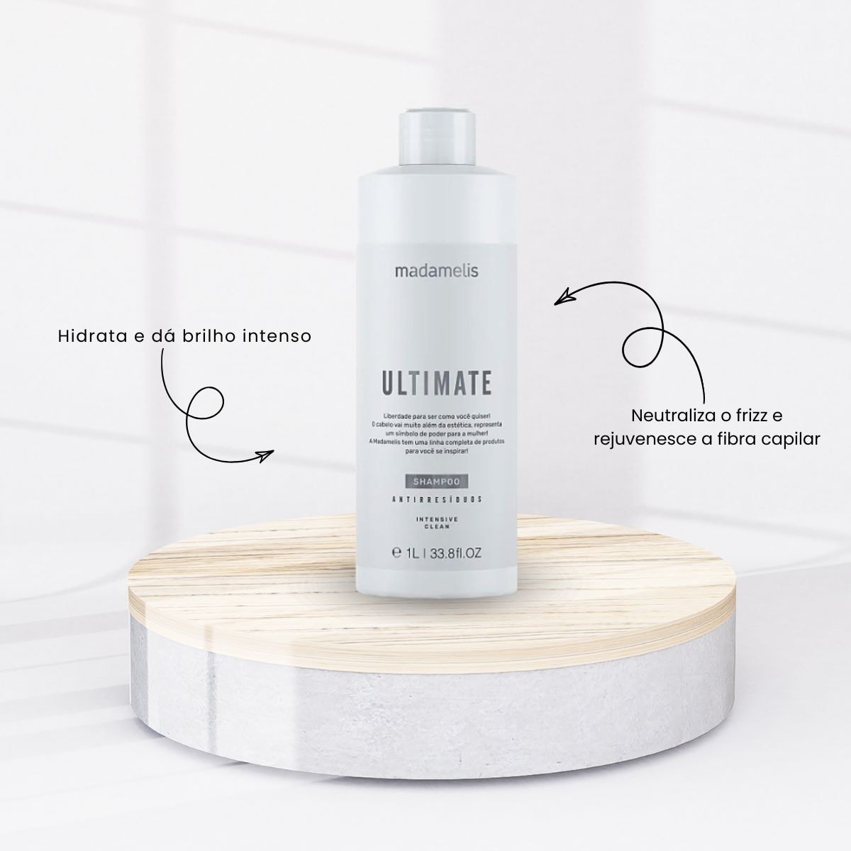 Kit Madamelis Ultimate Escova Progressiva 2 (2 x 1 Litro) Kit Madamelis Ultimate Escova Progressiva 2 (2 x 1 Litro)