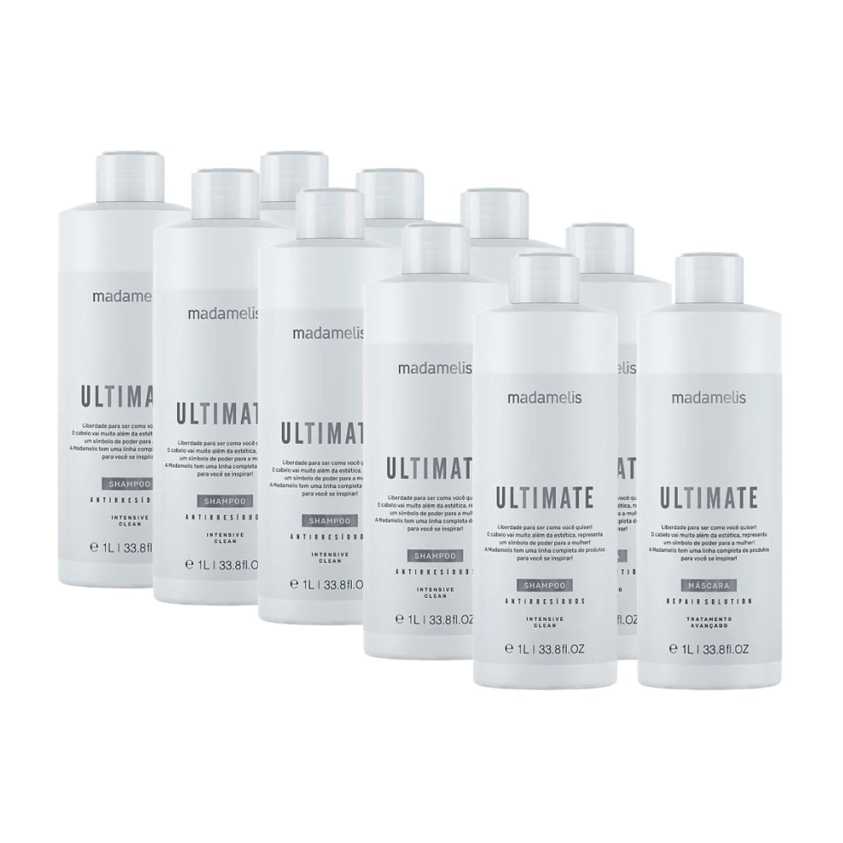 Kit Madamelis Ultimate Escova Progressiva 5 (2 x 1 Litro)