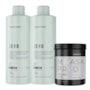 Kit Madamelis Zero Escova Progressiva Sem Formol Duo + Máscara Pro Neuter Yellow