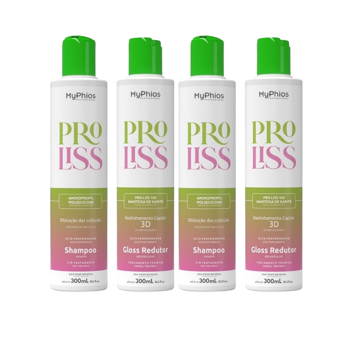 Kit MyPhios ProLiss 2 Realinhamento Capilar 300 ml